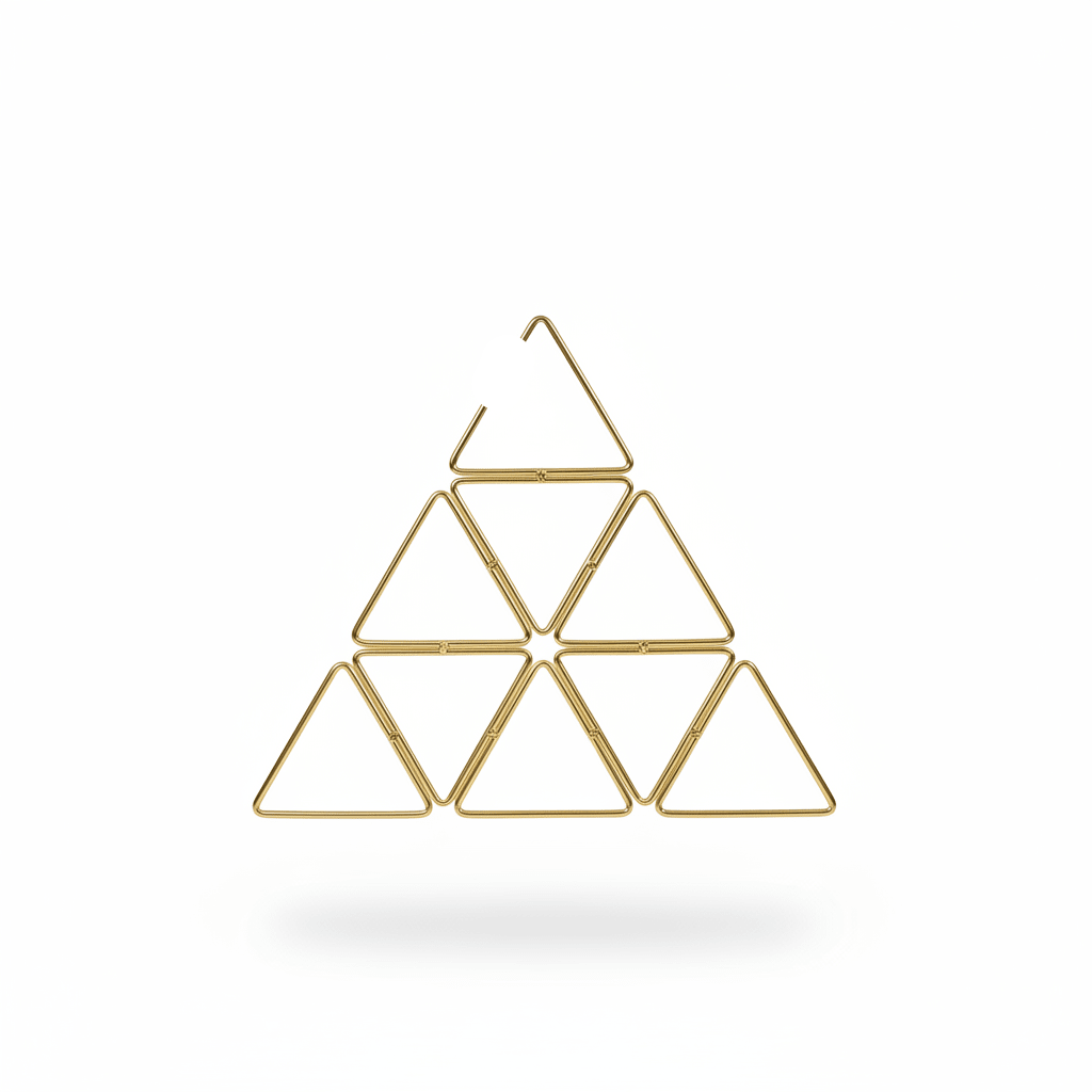 AKDC Metal Hanger 32cm, Triangle Shape, Gold - Al Kabayel Discount CentreAKDC Metal Hanger 32cm, Triangle Shape, GoldOrganizers & AccessoriesAKDCAl Kabayel Discount Centre