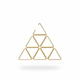 AKDC Metal Hanger 32cm, Triangle Shape, Gold - Al Kabayel Discount CentreAKDC Metal Hanger 32cm, Triangle Shape, GoldOrganizers & AccessoriesAKDCAl Kabayel Discount Centre