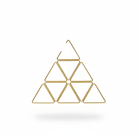 AKDC Metal Hanger 32cm, Triangle Shape, Gold - Al Kabayel Discount CentreAKDC Metal Hanger 32cm, Triangle Shape, GoldOrganizers & AccessoriesAKDCAl Kabayel Discount Centre