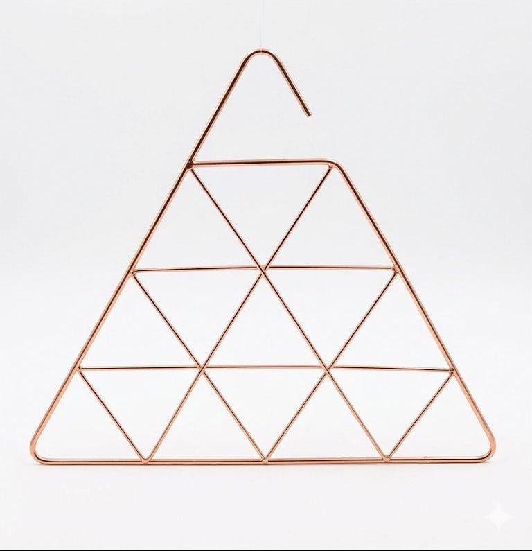 AKDC Metal Hanger 39.5cm, Triangle Shape, Rose Gold - Al Kabayel Discount CentreAKDC Metal Hanger 39.5cm, Triangle Shape, Rose GoldOrganizers & AccessoriesAKDCAl Kabayel Discount Centre