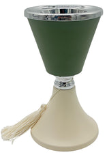 AKDC Metal Incense Burner 11cm*19.5cm, Ivory/Green - Al Kabayel Discount CentreAKDC Metal Incense Burner 11cm*19.5cm, Ivory/GreenHome Décor AccentsAKDCAl Kabayel Discount Centre