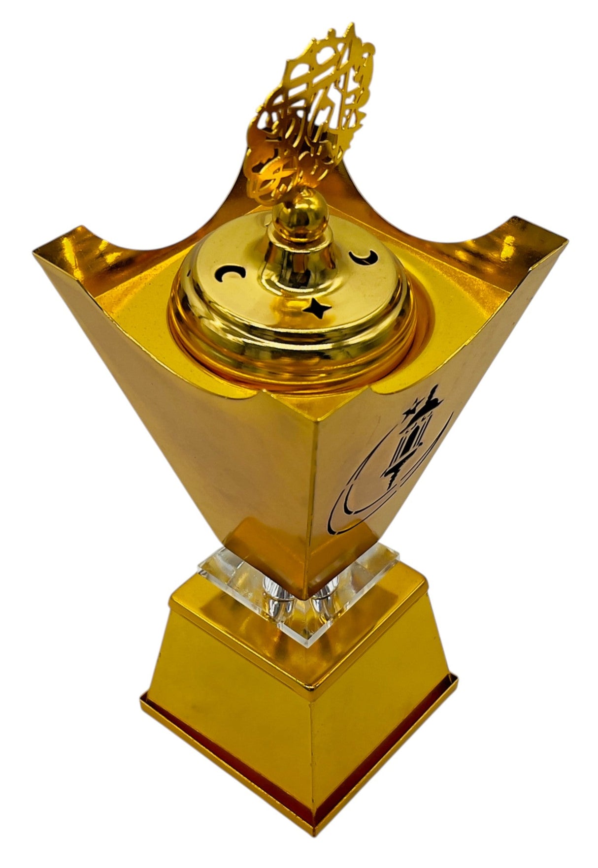AKDC Metal Incense Burner 25cm*10cm, Gold - NF34958P - Al Kabayel Discount CentreAKDC Metal Incense Burner 25cm*10cm, Gold - NF34958PHome Décor AccentsAKDCAl Kabayel Discount Centre