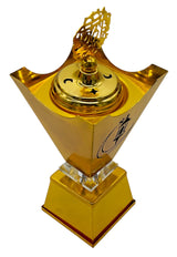 AKDC Metal Incense Burner 25cm*10cm, Gold - NF34958P - Al Kabayel Discount CentreAKDC Metal Incense Burner 25cm*10cm, Gold - NF34958PHome Décor AccentsAKDCAl Kabayel Discount Centre