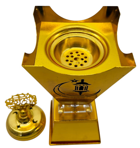 AKDC Metal Incense Burner 25cm*10cm, Gold - NF34958P - Al Kabayel Discount CentreAKDC Metal Incense Burner 25cm*10cm, Gold - NF34958PHome Décor AccentsAKDCAl Kabayel Discount Centre