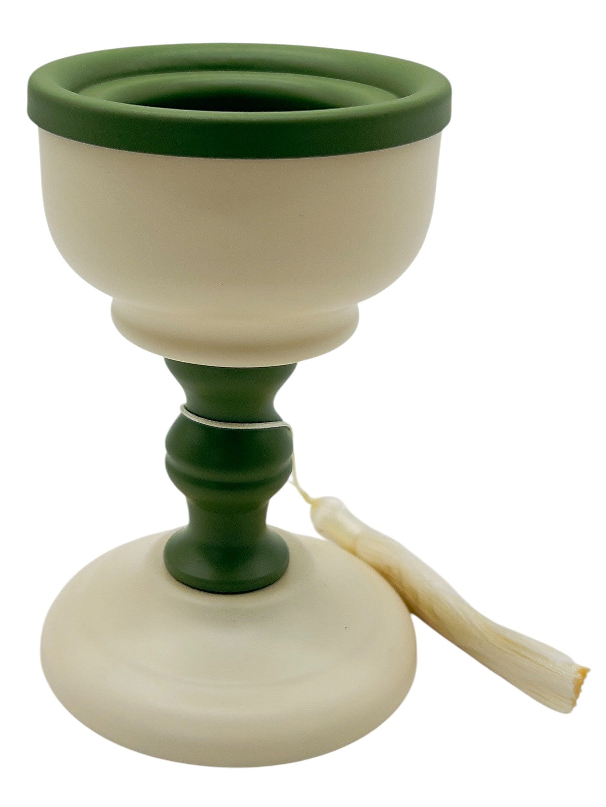 AKDC Metal Incense Burner 8cm*12.5cm, Ivory/Green - Al Kabayel Discount CentreAKDC Metal Incense Burner 8cm*12.5cm, Ivory/GreenHome Décor AccentsAKDCAl Kabayel Discount Centre