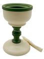 AKDC Metal Incense Burner 8cm*12.5cm, Ivory/Green - Al Kabayel Discount CentreAKDC Metal Incense Burner 8cm*12.5cm, Ivory/GreenHome Décor AccentsAKDCAl Kabayel Discount Centre
