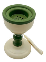 AKDC Metal Incense Burner 8cm*12.5cm, Ivory/Green - Al Kabayel Discount CentreAKDC Metal Incense Burner 8cm*12.5cm, Ivory/GreenHome Décor AccentsAKDCAl Kabayel Discount Centre