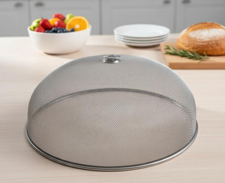 AKDC Metal Mesh Food Cover 40cm, Silver - Al Kabayel Discount CentreAKDC Metal Mesh Food Cover 40cm, SilverKitchen Utensils & GadgetsAKDCAl Kabayel Discount Centre