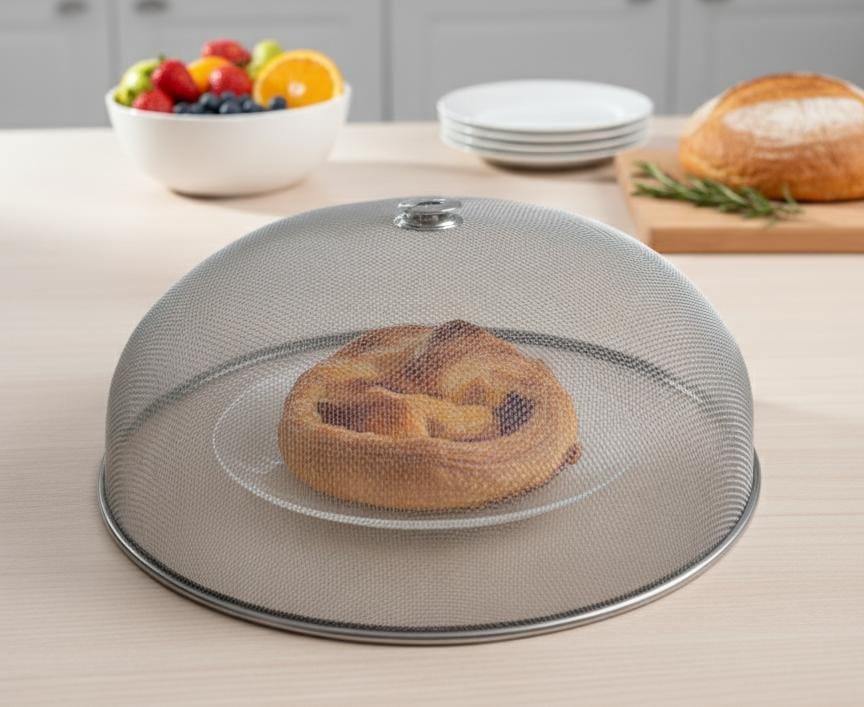 AKDC Metal Mesh Food Cover 40cm, Silver - Al Kabayel Discount CentreAKDC Metal Mesh Food Cover 40cm, SilverKitchen Utensils & GadgetsAKDCAl Kabayel Discount Centre