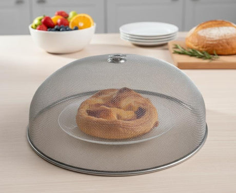 AKDC Metal Mesh Food Cover 40cm, Silver - Al Kabayel Discount CentreAKDC Metal Mesh Food Cover 40cm, SilverKitchen Utensils & GadgetsAKDCAl Kabayel Discount Centre