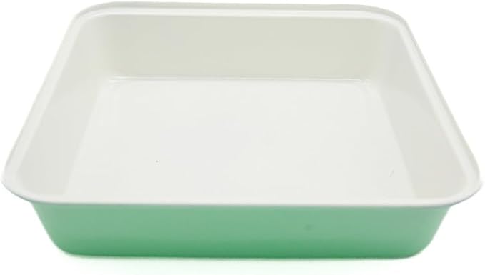 AKDC Metal Square Deep Bowl 9976 14X17X29 Cm Green/White - Al Kabayel Discount CentreAKDC Metal Square Deep Bowl 9976 14X17X29 Cm Green/WhiteBowlsAKDCAl Kabayel Discount Centre