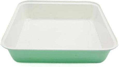 AKDC Metal Square Deep Bowl 9976 14X17X29 Cm Green/White - Al Kabayel Discount CentreAKDC Metal Square Deep Bowl 9976 14X17X29 Cm Green/WhiteBowlsAKDCAl Kabayel Discount Centre