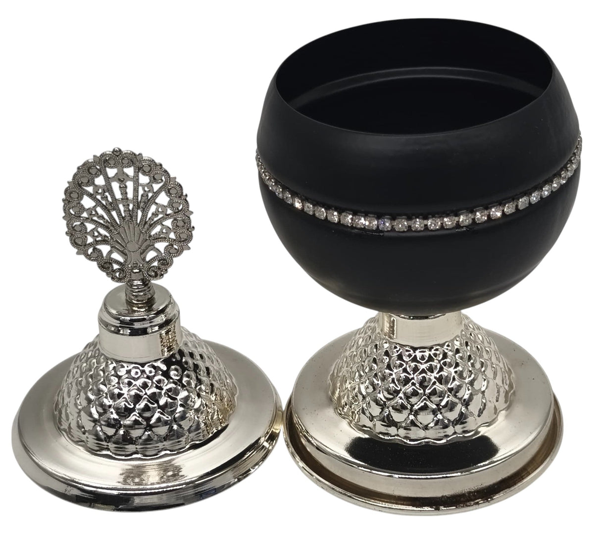 AKDC Metal Sugar Pot 20cm*7cm, Black/Silver - Al Kabayel Discount CentreAKDC Metal Sugar Pot 20cm*7cm, Black/SilverJars & Food SaversAKDCAl Kabayel Discount Centre