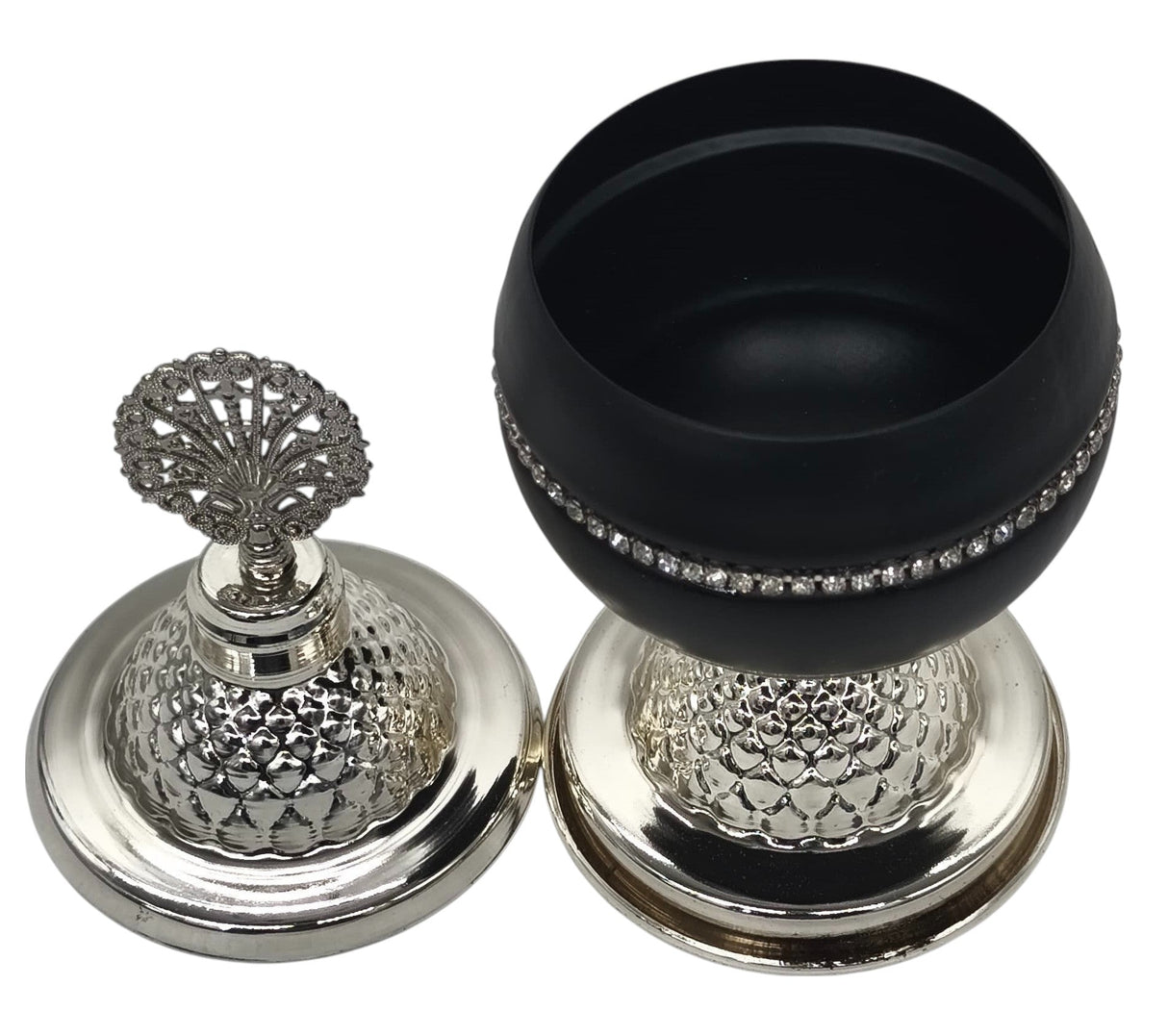 AKDC Metal Sugar Pot 20cm*7cm, Black/Silver - Al Kabayel Discount CentreAKDC Metal Sugar Pot 20cm*7cm, Black/SilverJars & Food SaversAKDCAl Kabayel Discount Centre