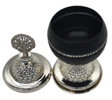 AKDC Metal Sugar Pot 20cm*7cm, Black/Silver - Al Kabayel Discount CentreAKDC Metal Sugar Pot 20cm*7cm, Black/SilverJars & Food SaversAKDCAl Kabayel Discount Centre