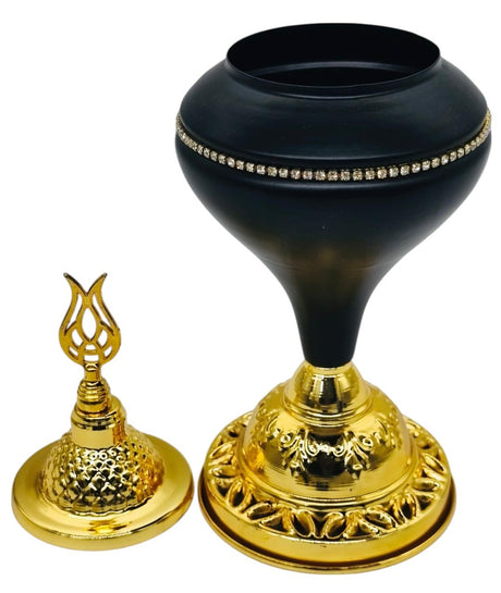 AKDC Metal Sugar Pot 28cm*7cm, Black/Gold - Al Kabayel Discount CentreAKDC Metal Sugar Pot 28cm*7cm, Black/GoldJars & Food SaversAKDCAl Kabayel Discount Centre