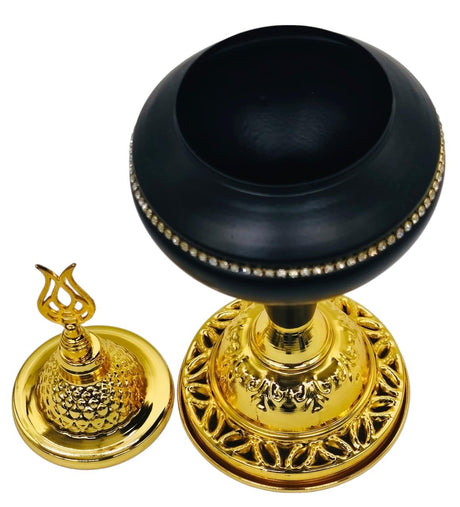 AKDC Metal Sugar Pot 28cm*7cm, Black/Gold - Al Kabayel Discount CentreAKDC Metal Sugar Pot 28cm*7cm, Black/GoldJars & Food SaversAKDCAl Kabayel Discount Centre