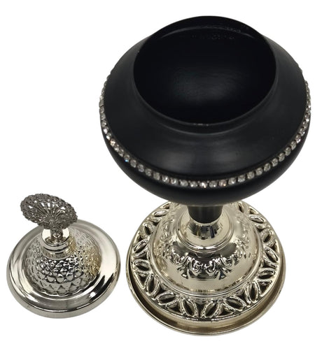 AKDC Metal Sugar Pot 28cm*7cm, Black/Silver - Al Kabayel Discount CentreAKDC Metal Sugar Pot 28cm*7cm, Black/SilverJars & Food SaversAKDCAl Kabayel Discount Centre