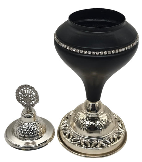 AKDC Metal Sugar Pot 28cm*7cm, Black/Silver - Al Kabayel Discount CentreAKDC Metal Sugar Pot 28cm*7cm, Black/SilverJars & Food SaversAKDCAl Kabayel Discount Centre