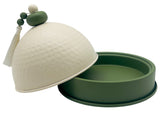AKDC Metal Tajine 19cm*18cm, Ivory/Green - Al Kabayel Discount CentreAKDC Metal Tajine 19cm*18cm, Ivory/GreenBowlsAKDCAl Kabayel Discount Centre