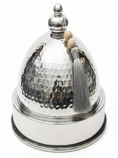 AKDC Metal Tajine Serving Bowl – Luxury Silver Finish, Decorative Arabic Style Tableware, 30 cm - Al Kabayel Discount CentreAKDC Metal Tajine Serving Bowl – Luxury Silver Finish, Decorative Arabic Style Tableware, 30 cmServing TraysAKDCAl Kabayel Discount Centre