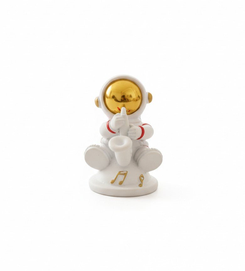 AKDC Mini Ceramic Astronaut Playing Saxophone Figurine – White Musical Space Décor Accent 5 cm - Al Kabayel Discount CentreAKDC Mini Ceramic Astronaut Playing Saxophone Figurine – White Musical Space Décor Accent 5 cmHome Décor AccentsAKDCAl Kabayel Discount Centre