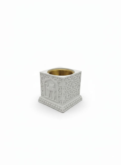 AKDC Mini Chalk Incense Burner – Compact White Square Design – 6×6 cm Minimalist Aroma Holder - Al Kabayel Discount CentreAKDC Mini Chalk Incense Burner – Compact White Square Design – 6×6 cm Minimalist Aroma HolderIncense BurnerAKDCAl Kabayel Discount Centre