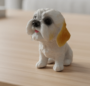 AKDC Mini Polyresin Dog Decorative Figurine – Elegant White Animal Showpiece for Minimal Home Décor, 5 cm - Al Kabayel Discount CentreAKDC Mini Polyresin Dog Decorative Figurine – Elegant White Animal Showpiece for Minimal Home Décor, 5 cmHome Décor AccentsAKDCAl Kabayel Discount Centre