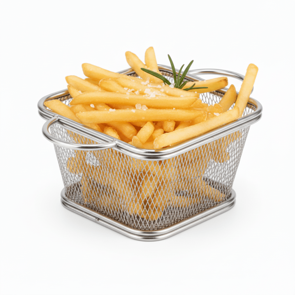 AKDC Mini Stainless Steel Deep Fryer Basket (15×9×6 cm) - Al Kabayel Discount CentreAKDC Mini Stainless Steel Deep Fryer Basket (15×9×6 cm)Frying Pans & SkilletsAKDCAl Kabayel Discount Centre