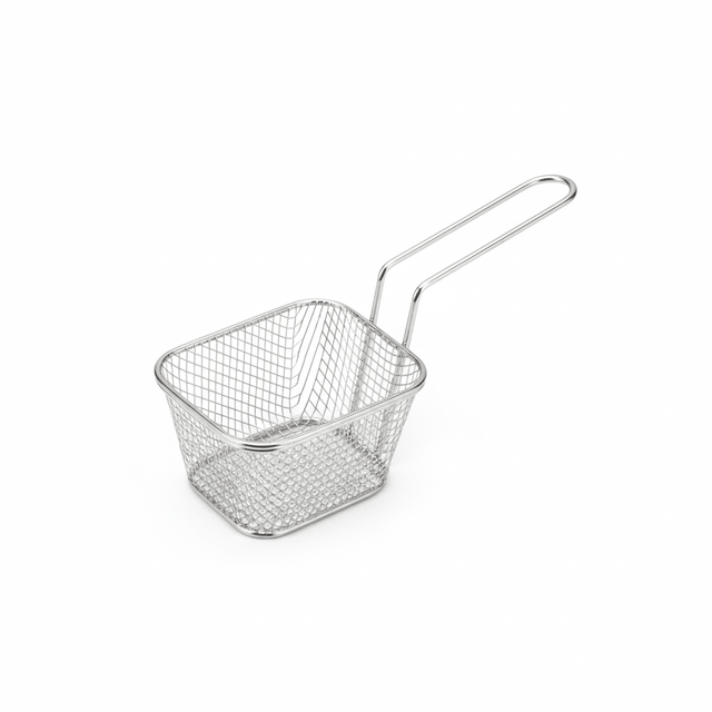 AKDC Mini Stainless Steel French Fries Draining Strainer (22×10×6 cm) - Al Kabayel Discount CentreAKDC Mini Stainless Steel French Fries Draining Strainer (22×10×6 cm)Frying Pans & SkilletsAKDCAl Kabayel Discount Centre