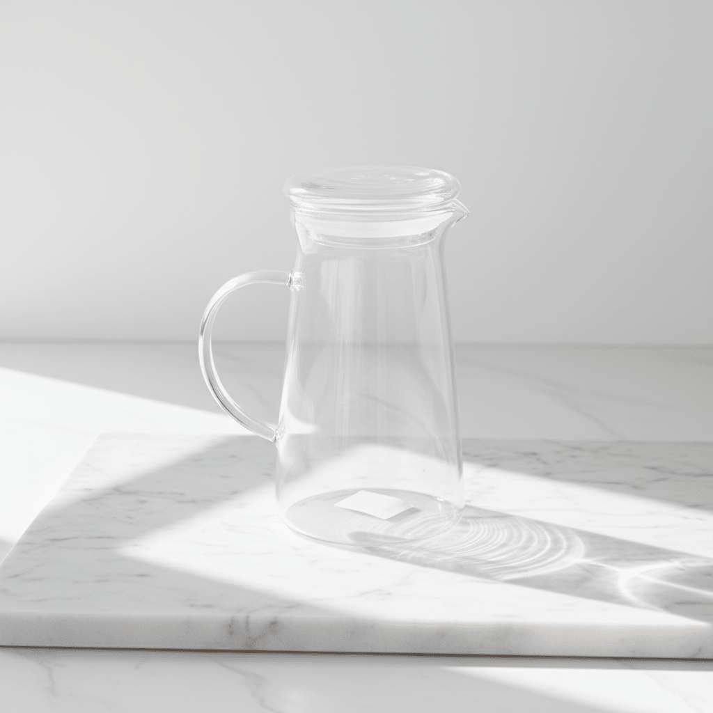 AKDC Minimalist Clear Glass Tea Server – Sleek Modern Tea Pouring Pot (17×8 cm) - Al Kabayel Discount CentreAKDC Minimalist Clear Glass Tea Server – Sleek Modern Tea Pouring Pot (17×8 cm)Tea/Coffee PotsAKDCAl Kabayel Discount Centre