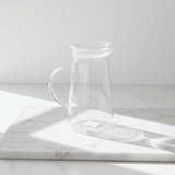 AKDC Minimalist Clear Glass Tea Server – Sleek Modern Tea Pouring Pot (17×8 cm) - Al Kabayel Discount CentreAKDC Minimalist Clear Glass Tea Server – Sleek Modern Tea Pouring Pot (17×8 cm)Tea/Coffee PotsAKDCAl Kabayel Discount Centre