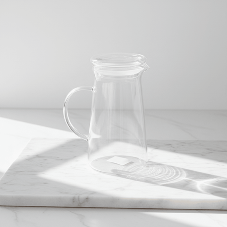 AKDC Minimalist Clear Glass Tea Server – Sleek Modern Tea Pouring Pot (17×8 cm) - Al Kabayel Discount CentreAKDC Minimalist Clear Glass Tea Server – Sleek Modern Tea Pouring Pot (17×8 cm)Tea/Coffee PotsAKDCAl Kabayel Discount Centre