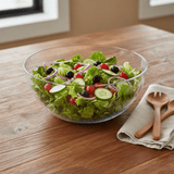 AKDC Minimalist Round Clear Acrylic Serving Bowl for Salads, Fruits and Snacks – Modern Multipurpose Design 25 cm - Al Kabayel Discount CentreAKDC Minimalist Round Clear Acrylic Serving Bowl for Salads, Fruits and Snacks – Modern Multipurpose Design 25 cmBowlsAKDCAl Kabayel Discount Centre