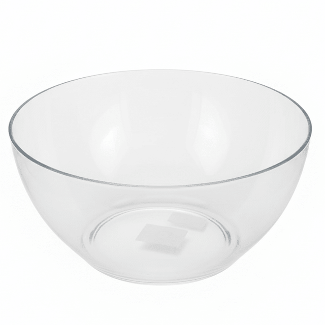 AKDC Minimalist Round Clear Acrylic Serving Bowl for Salads, Fruits and Snacks – Modern Multipurpose Design 25 cm - Al Kabayel Discount CentreAKDC Minimalist Round Clear Acrylic Serving Bowl for Salads, Fruits and Snacks – Modern Multipurpose Design 25 cmBowlsAKDCAl Kabayel Discount Centre