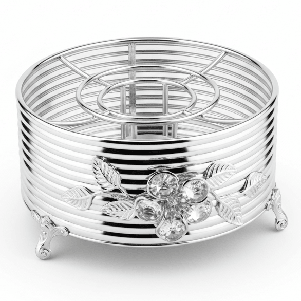 AKDC Minimalist Round Silver Metal Teapot Warmer for Tea Serving and Heat Retention – 18x8cm - Al Kabayel Discount CentreAKDC Minimalist Round Silver Metal Teapot Warmer for Tea Serving and Heat Retention – 18x8cmKitchen Utensils & GadgetsAKDCAl Kabayel Discount Centre