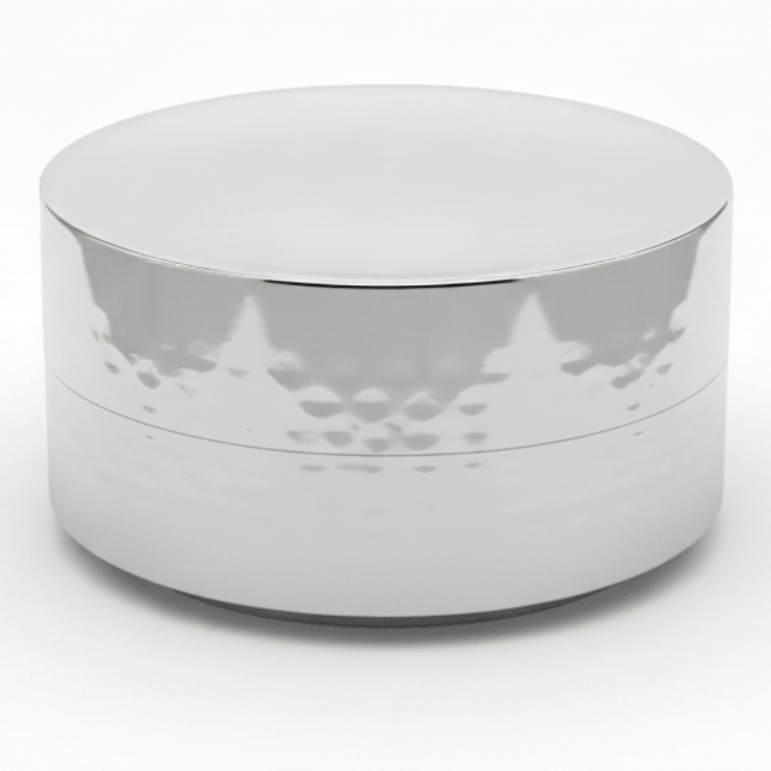 AKDC Minimalist Round Stainless Steel Cake Stand – Sleek Elevated Cake & Pastry Stand – 26 × 10 cm - Al Kabayel Discount CentreAKDC Minimalist Round Stainless Steel Cake Stand – Sleek Elevated Cake & Pastry Stand – 26 × 10 cmServing TraysAKDCAl Kabayel Discount Centre