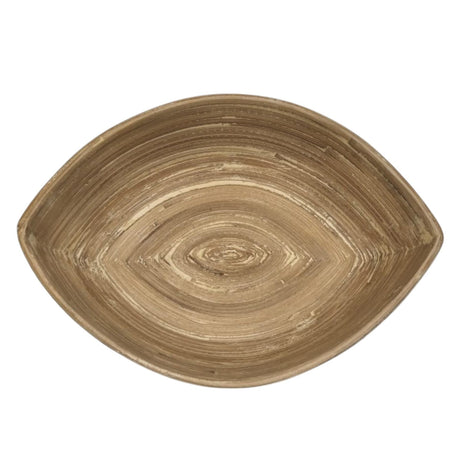 AKDC Modern Bamboo Oval Shape Serving Bowl - 19cmX15cmX4cm - Blue&Bamboo - Al Kabayel Discount CentreAKDC Modern Bamboo Oval Shape Serving Bowl - 19cmX15cmX4cm - Blue&BambooBowlsAKDCAl Kabayel Discount Centre