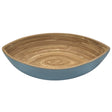 AKDC Modern Bamboo Oval Shape Serving Bowl - 19cmX15cmX4cm - Blue&Bamboo - Al Kabayel Discount CentreAKDC Modern Bamboo Oval Shape Serving Bowl - 19cmX15cmX4cm - Blue&BambooBowlsAKDCAl Kabayel Discount Centre