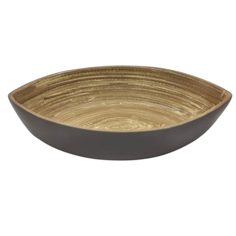 AKDC Modern Bamboo Oval Shape Serving Bowl - 19cmX15cmX4cm - CadetBlue&Bamboo - Al Kabayel Discount CentreAKDC Modern Bamboo Oval Shape Serving Bowl - 19cmX15cmX4cm - CadetBlue&BambooBowlsAKDCAl Kabayel Discount Centre