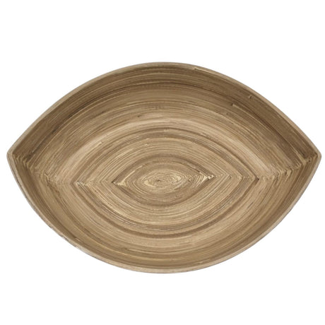 AKDC Modern Bamboo Oval Shape Serving Bowl - 26cmX22cmX5cm - CadetBlue&Bamboo - Al Kabayel Discount CentreAKDC Modern Bamboo Oval Shape Serving Bowl - 26cmX22cmX5cm - CadetBlue&BambooBowlsAKDCAl Kabayel Discount Centre