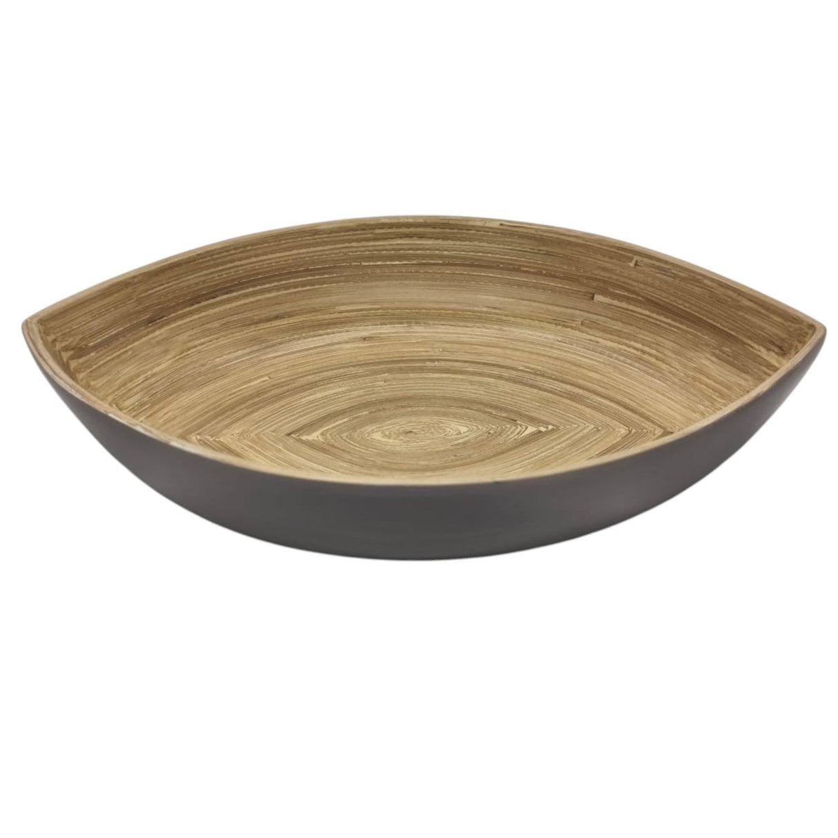 AKDC Modern Bamboo Oval Shape Serving Bowl - 26cmX22cmX5cm - CadetBlue&Bamboo - Al Kabayel Discount CentreAKDC Modern Bamboo Oval Shape Serving Bowl - 26cmX22cmX5cm - CadetBlue&BambooBowlsAKDCAl Kabayel Discount Centre