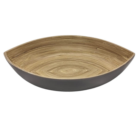 AKDC Modern Bamboo Oval Shape Serving Bowl - 26cmX22cmX5cm - CadetBlue&Bamboo - Al Kabayel Discount CentreAKDC Modern Bamboo Oval Shape Serving Bowl - 26cmX22cmX5cm - CadetBlue&BambooBowlsAKDCAl Kabayel Discount Centre