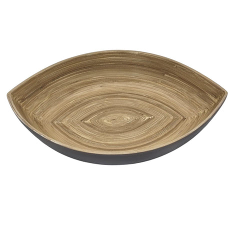 AKDC Modern Bamboo Oval Shape Serving Bowl - 26cmX22cmX5cm - CadetBlue&Bamboo - Al Kabayel Discount CentreAKDC Modern Bamboo Oval Shape Serving Bowl - 26cmX22cmX5cm - CadetBlue&BambooBowlsAKDCAl Kabayel Discount Centre
