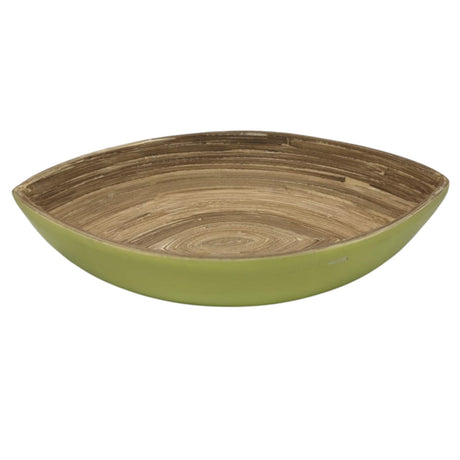 AKDC Modern Bamboo Oval Shape Serving Bowl - 26cmX22cmX5cm - LightGreen&Bamboo - Al Kabayel Discount CentreAKDC Modern Bamboo Oval Shape Serving Bowl - 26cmX22cmX5cm - LightGreen&BambooBowlsAKDCAl Kabayel Discount Centre