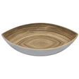 AKDC Modern Bamboo Oval Shape Serving Bowl - 26cmX22cmX5cm - White&Bamboo - Al Kabayel Discount CentreAKDC Modern Bamboo Oval Shape Serving Bowl - 26cmX22cmX5cm - White&BambooBowlsAKDCAl Kabayel Discount Centre