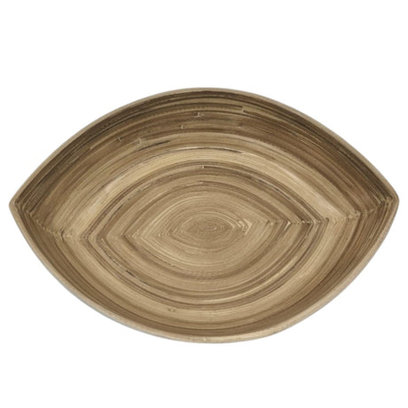 AKDC Modern Bamboo Oval Shape Serving Bowl - 26cmX22cmX5cm - White&Bamboo - Al Kabayel Discount CentreAKDC Modern Bamboo Oval Shape Serving Bowl - 26cmX22cmX5cm - White&BambooBowlsAKDCAl Kabayel Discount Centre