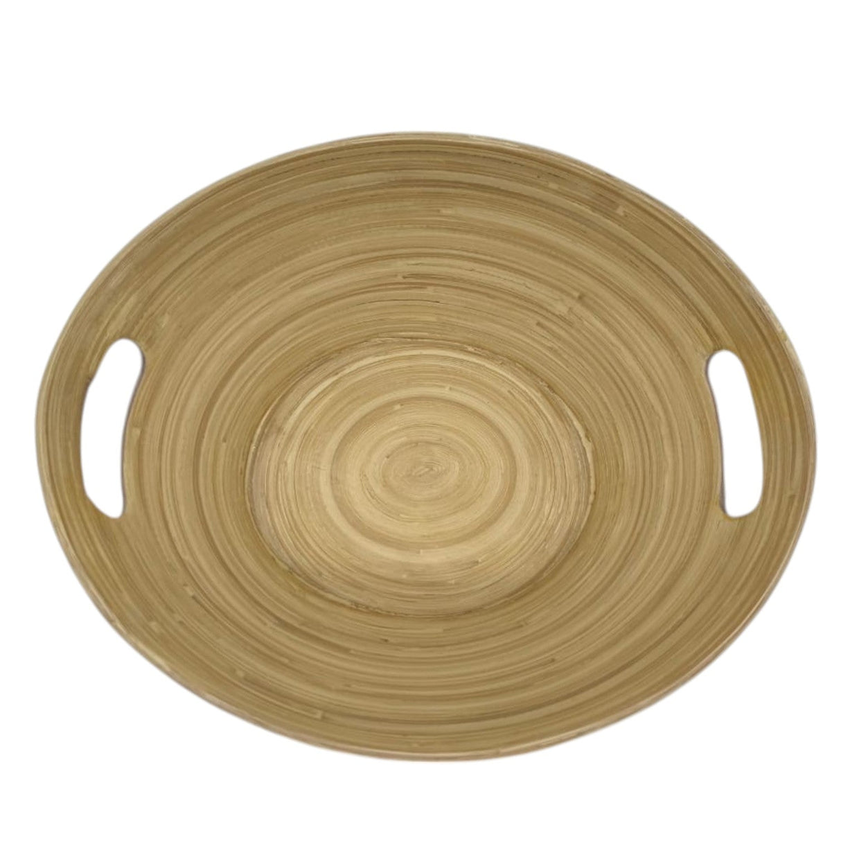 AKDC Modern Bamboo Oval Shape Serving Bowl With Handle - 29cmX25cmX10cm - CadetBlue&Bamboo - Al Kabayel Discount CentreAKDC Modern Bamboo Oval Shape Serving Bowl With Handle - 29cmX25cmX10cm - CadetBlue&BambooBowlsAKDCAl Kabayel Discount Centre