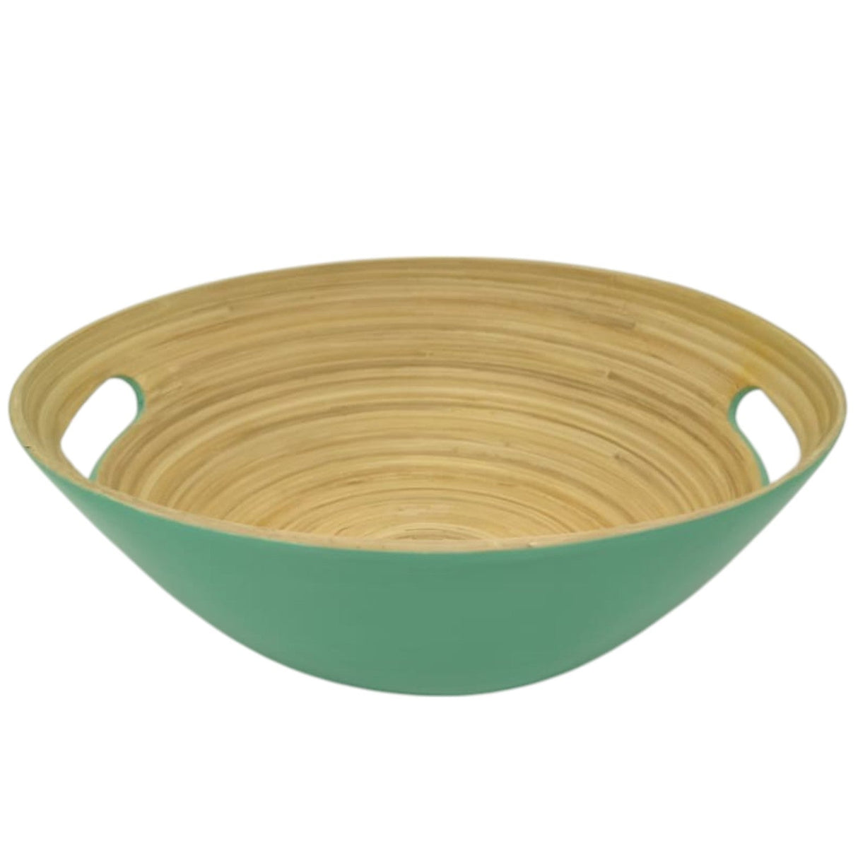 AKDC Modern Bamboo Oval Shape Serving Bowl With Handle - 29cmX25cmX10cm - Green&Bamboo - Al Kabayel Discount CentreAKDC Modern Bamboo Oval Shape Serving Bowl With Handle - 29cmX25cmX10cm - Green&BambooBowlsAKDCAl Kabayel Discount Centre