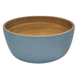 AKDC Modern Bamboo Round Serving Bowl - 12cmX6cm - Blue&Bamboo - Al Kabayel Discount CentreAKDC Modern Bamboo Round Serving Bowl - 12cmX6cm - Blue&BambooBowlsAKDCAl Kabayel Discount Centre